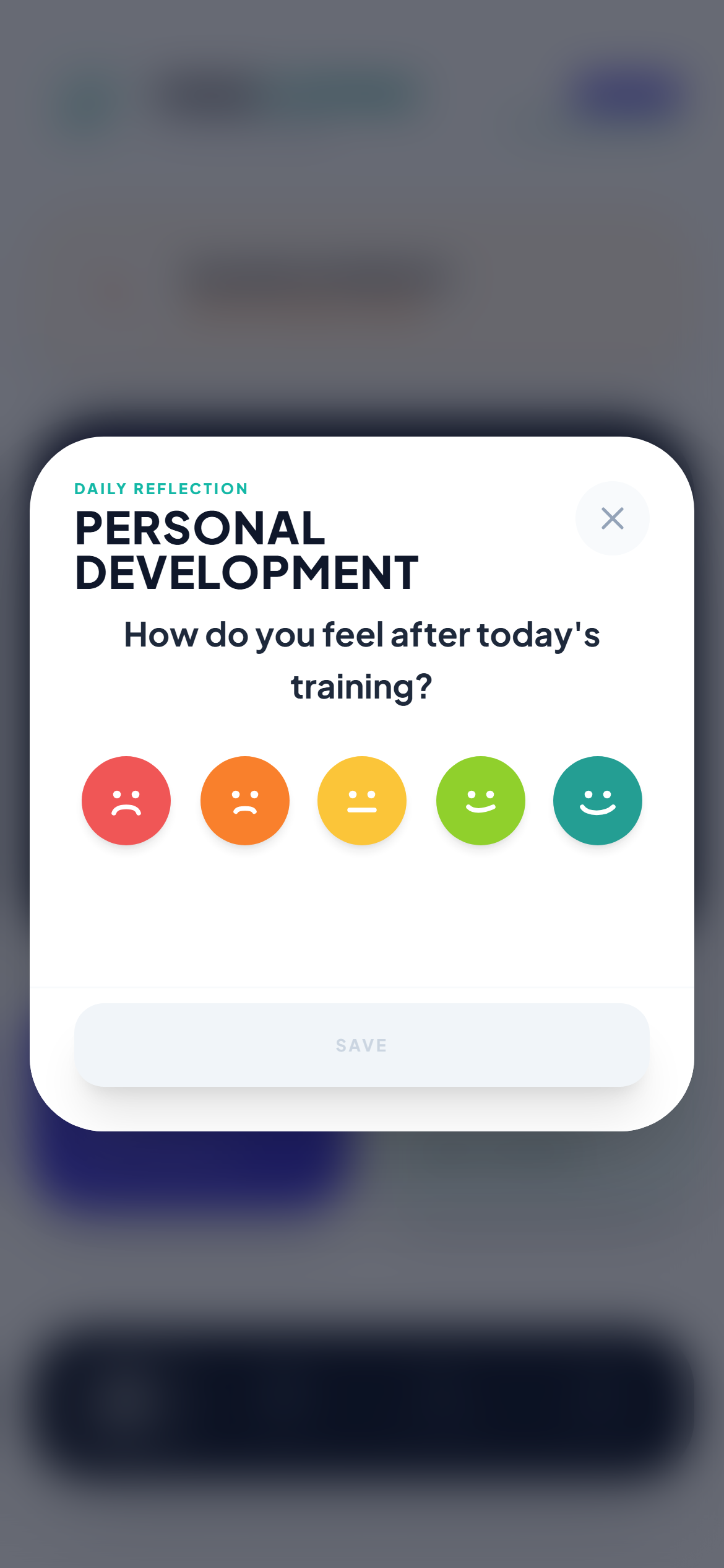 Mind Training — daily check-in